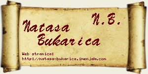 Nataša Bukarica vizit kartica